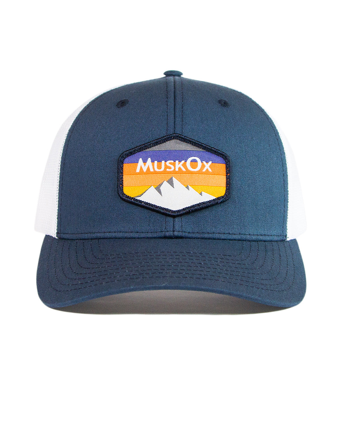 Rocky Mountain National Park Mens Trucker Hat Blue Snapback