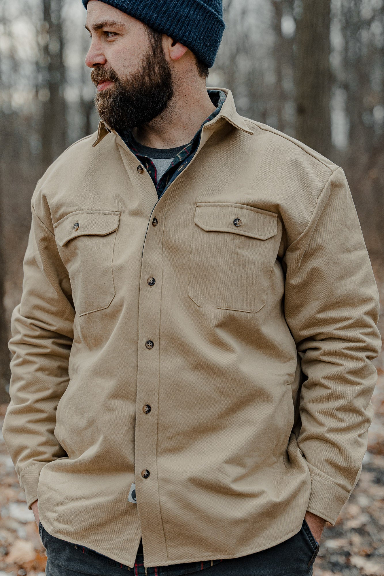 Lined Yukon Flannel Jacket, Heavyweight Cotton Flannel Jacket for