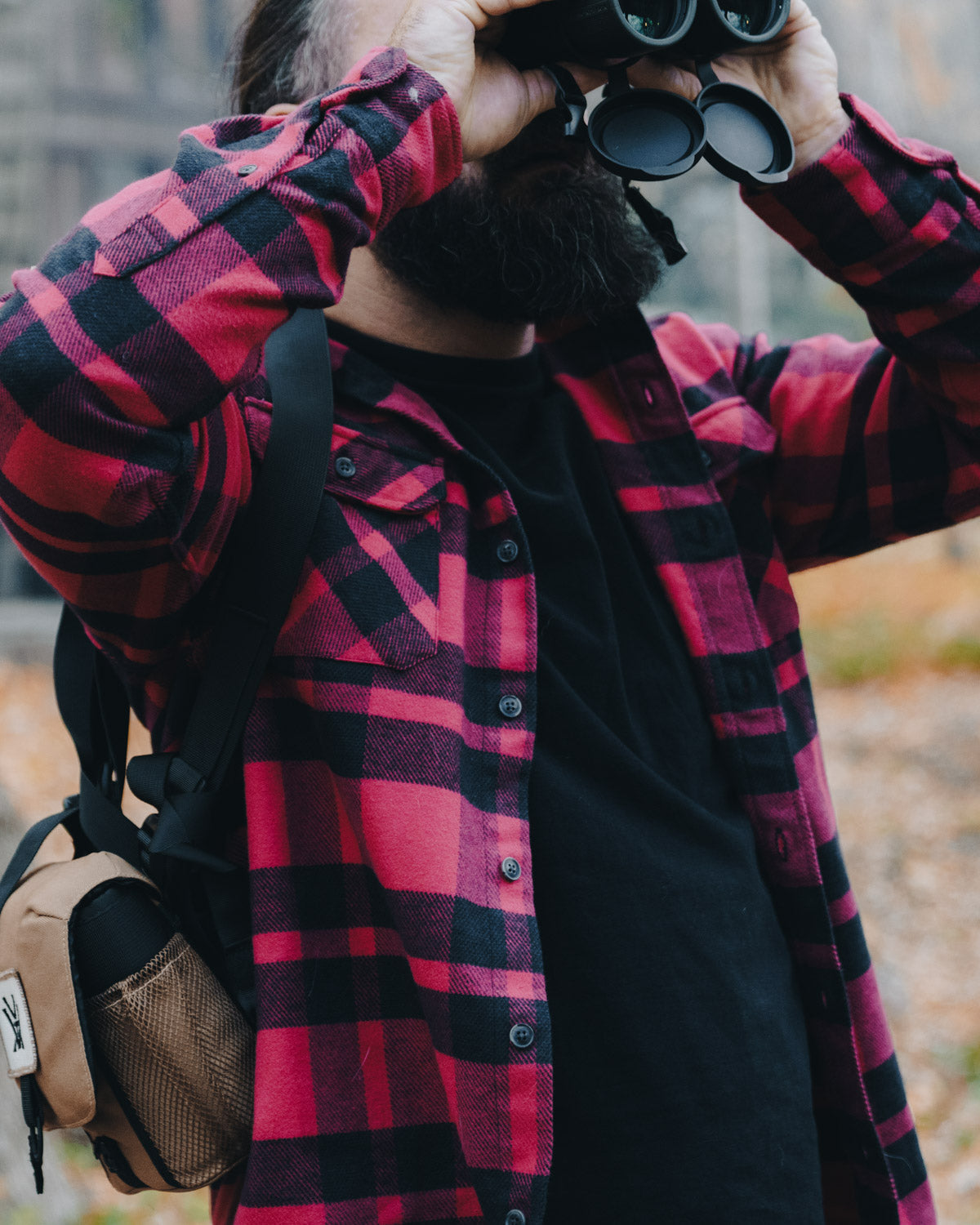 Black and outlet red flannel outfit