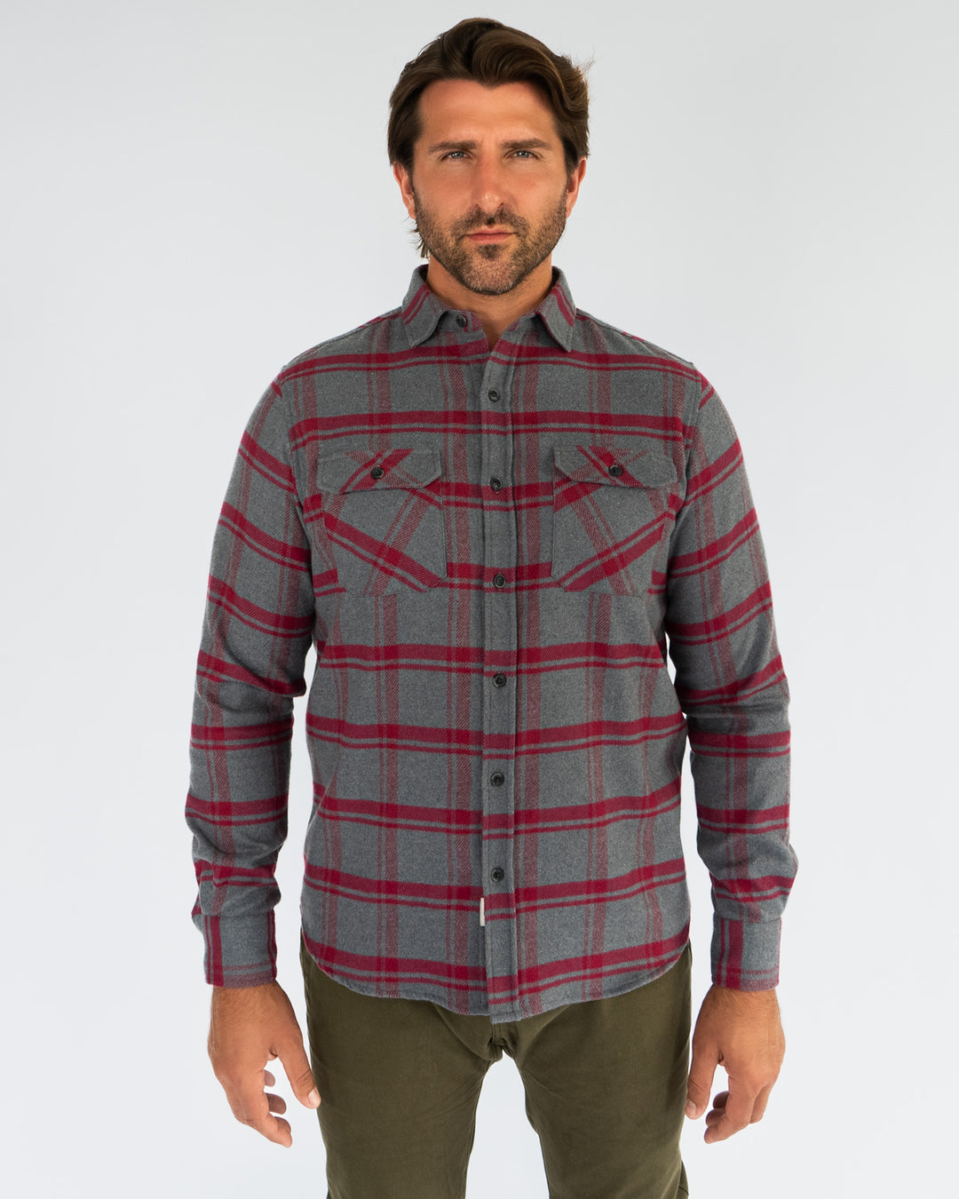 Field Grand Flannel in Huntsman Plaid