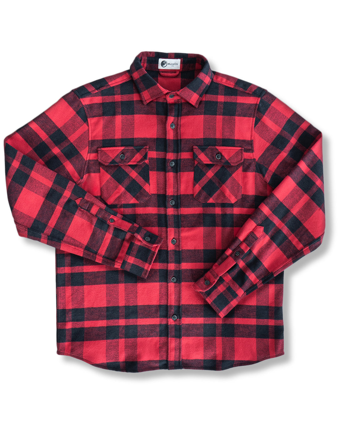Men's L.A Logo Flannel Shirt Black Checkered Light Weight with