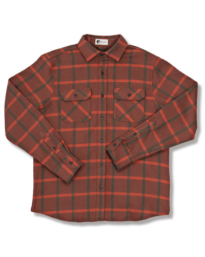Yukon Flannel Shirt Jacket, Burgundy