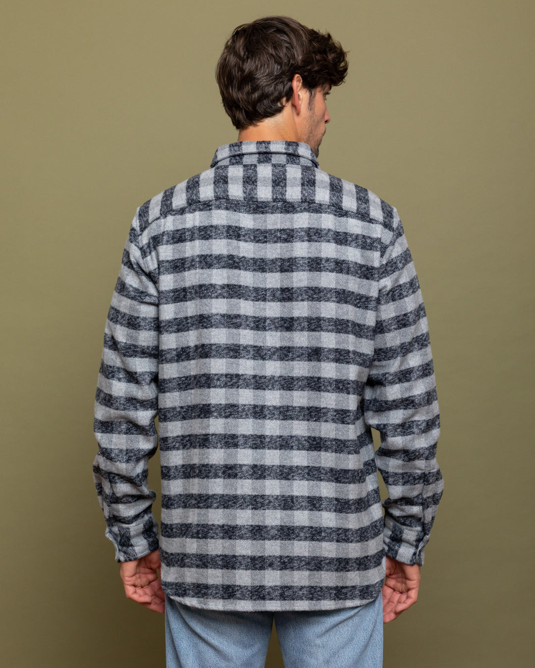 Grand Flannel, Charcoal Gingham