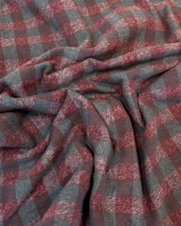 Grand Flannel, Cotton Flannel in Burgundy