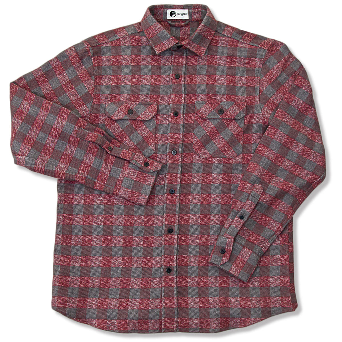 The Grand Flannel, Heavyweight Cotton Flannel Shirt for Men by