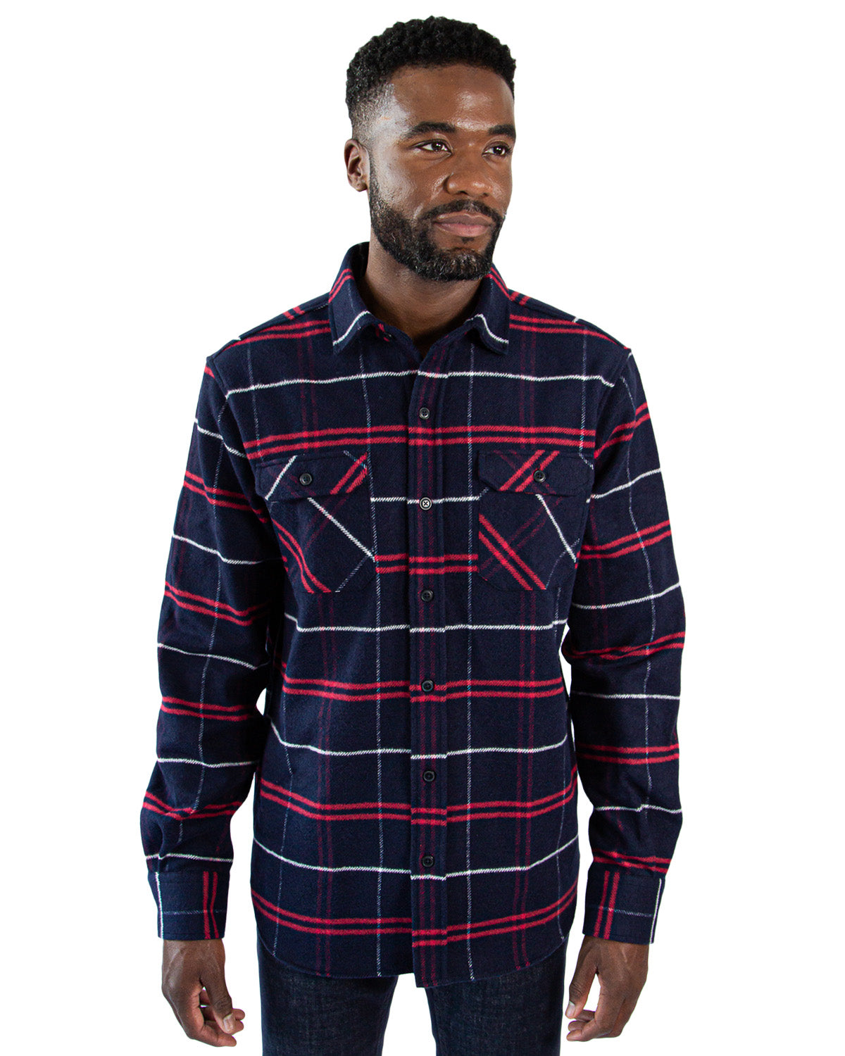 Soft Flannel Shirt for Men in 100% Cotton, The Grand Flannel in 