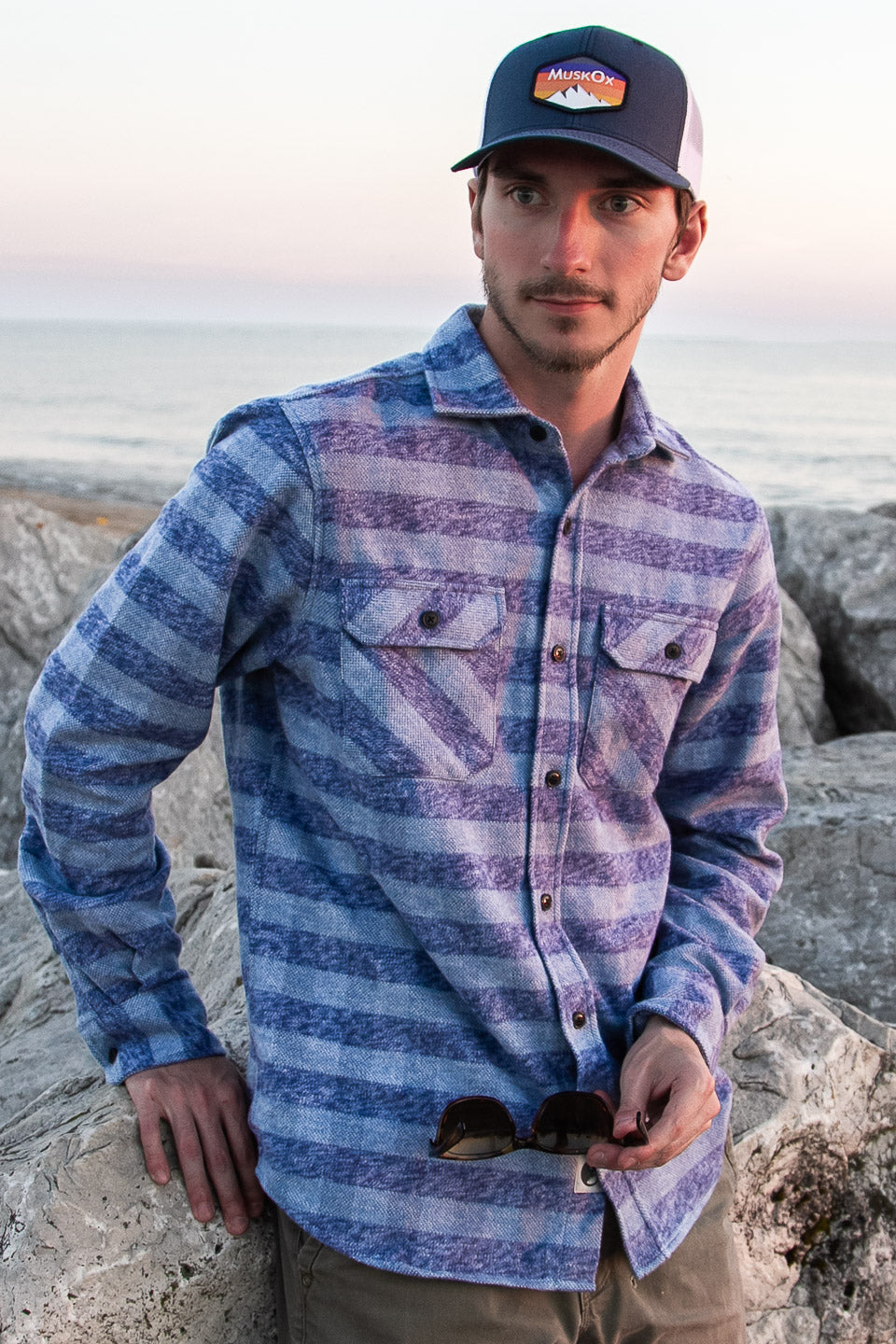 The Grand Flannel, Heavyweight Cotton Flannel Shirt for Men by