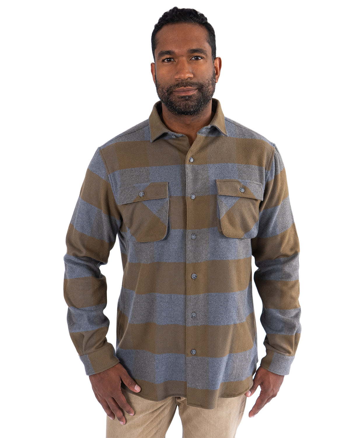 Relaxed Flannel Shirt in Caper, Heavyweight Cotton Flannel for Men – MuskOx  Flannels