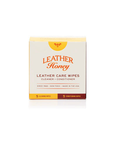 Leather Care Wipes (10 Pack) by Leather Honey