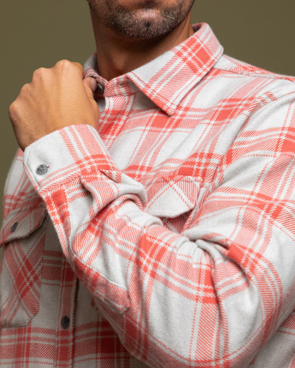 Field Grand Flannel in Oatmeal