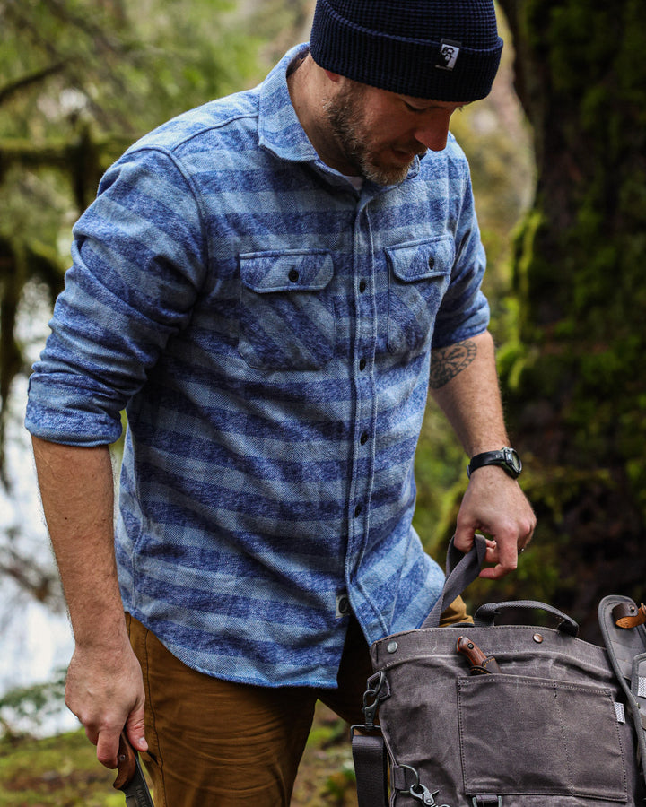 Grand Flannel, Checkered Blue